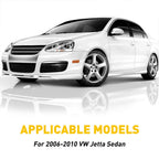 Car Door Pillar Post Trim for Volkswagen Jetta Sedan (2006–2010) Gloss Black