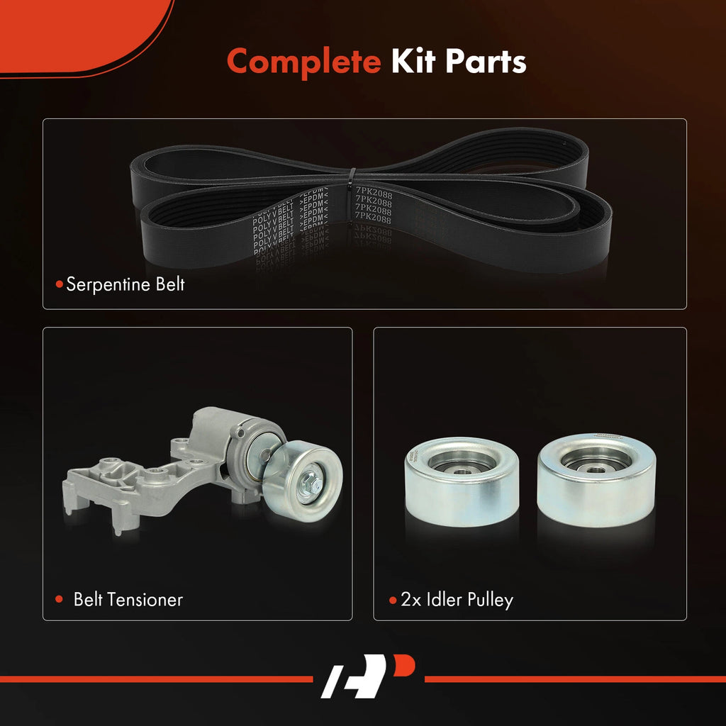 Serpentine Belt Drive Component Kit for Toyota Camry (2007-2011)