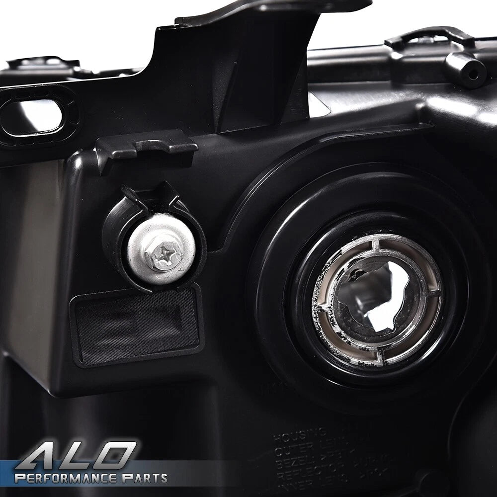 Smoke Lens Black Housing Headlights for Chevy Silverado 1500/2500/3500 (2007–2013)