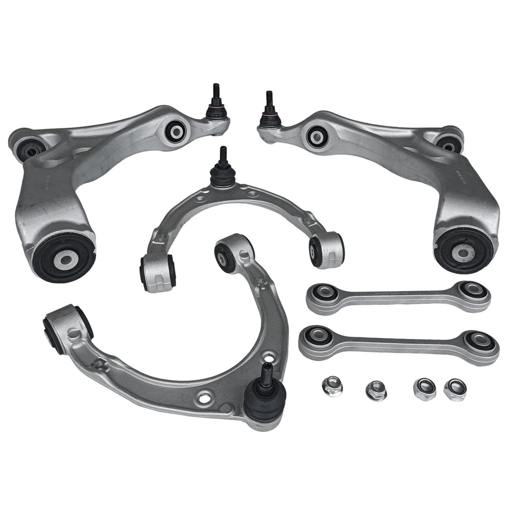 6PCS Control Arms w/ Ball Joints & Stabilizer Bar Link for Audi Q7 (2011–2015)