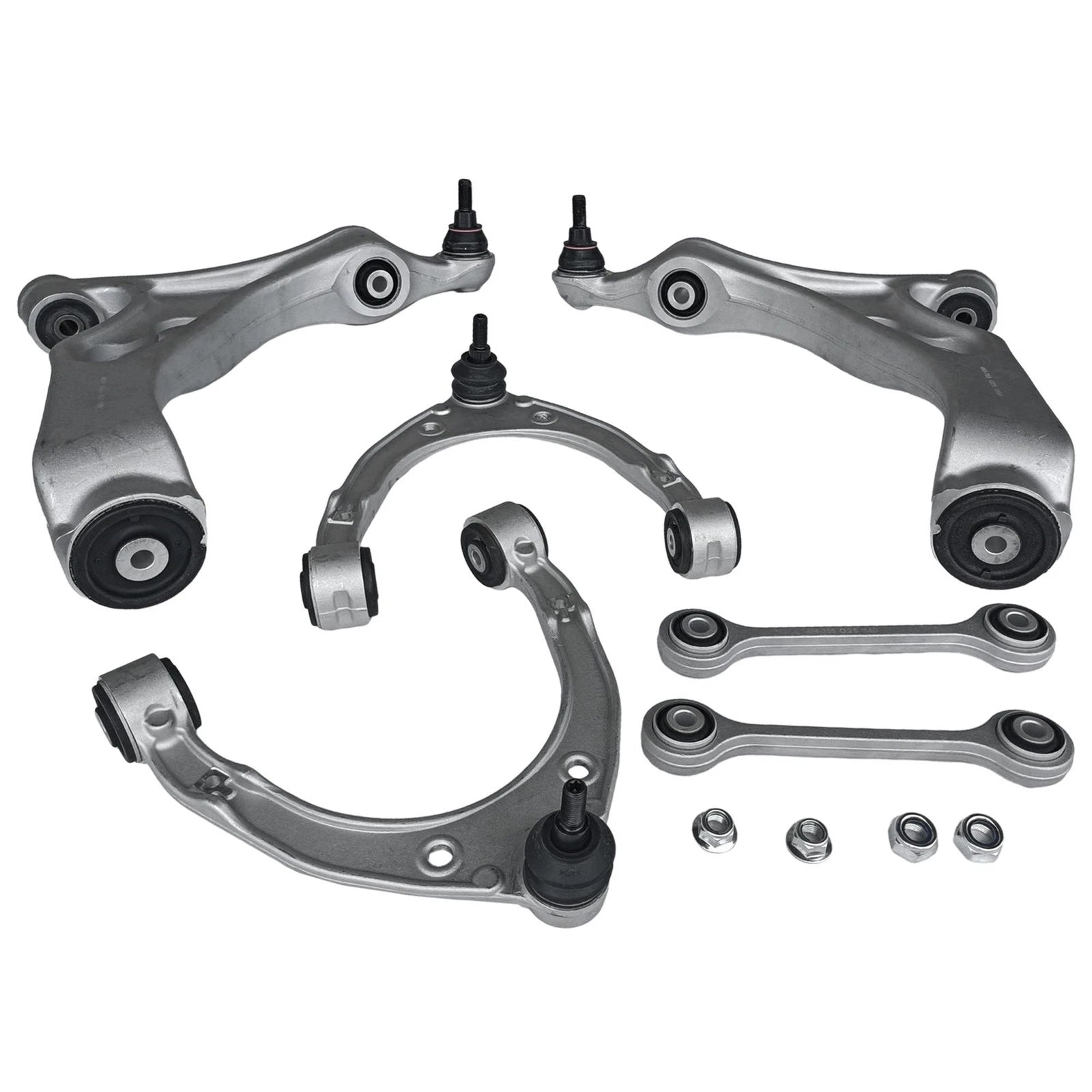 6PCS Control Arms w/ Ball Joints & Stabilizer Bar Link for Audi Q7 (2011–2015)