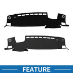 Dashboard Cover Mat for Toyota Highlander (2021–2024) HUD Black