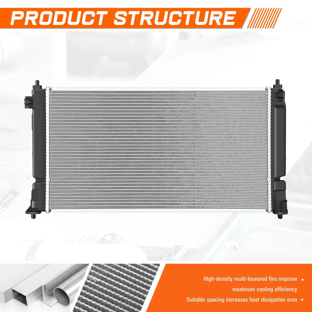 Aluminum Radiator for Lexus UX250H UX300H Toyota Corolla Prius (2020–2026) DPI-13922