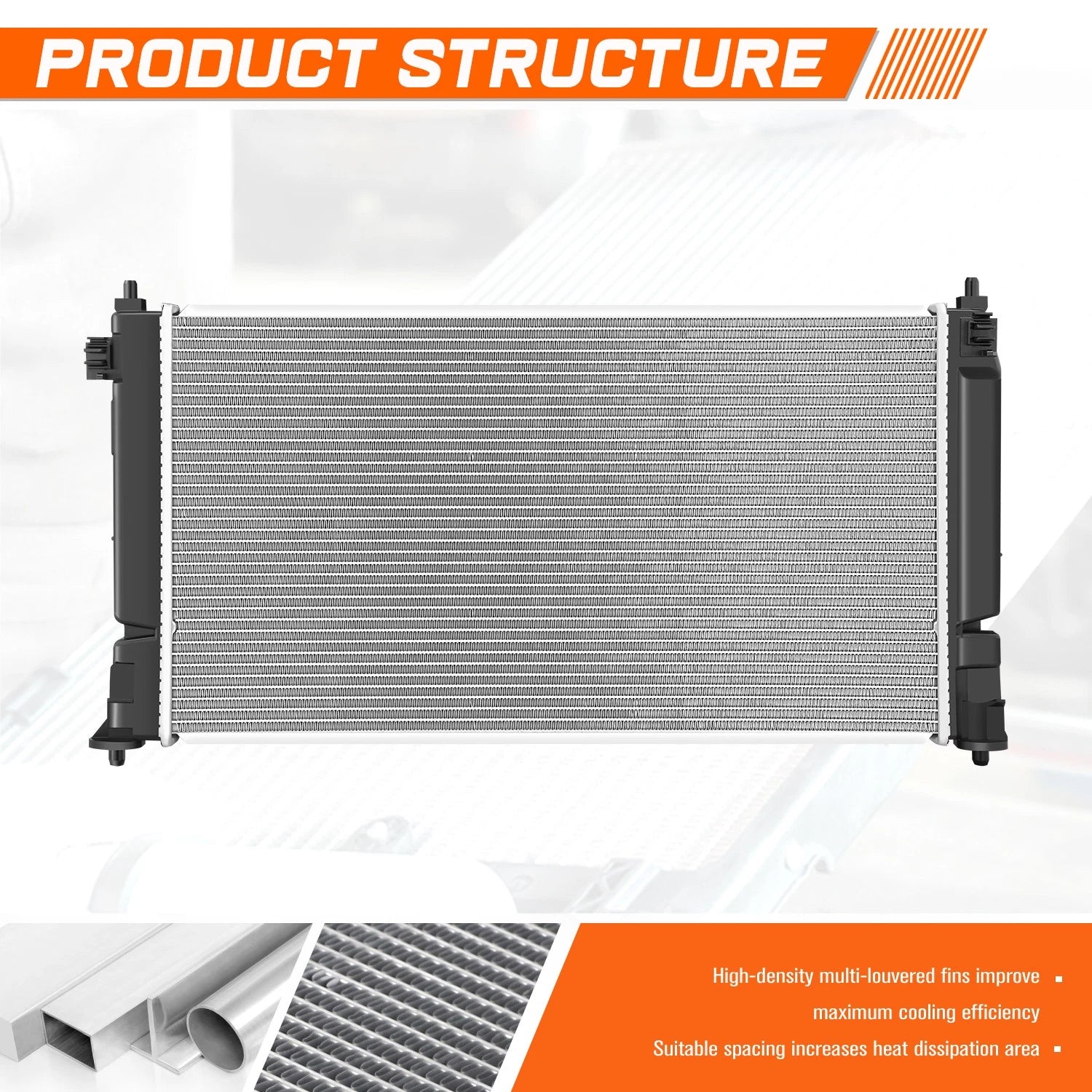 Aluminum Radiator for Lexus UX250H UX300H Toyota Corolla Prius (2020–2026) DPI-13922