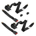 2X Universal Retractable 3 Point Seat Belt Adjustable Safety Belt