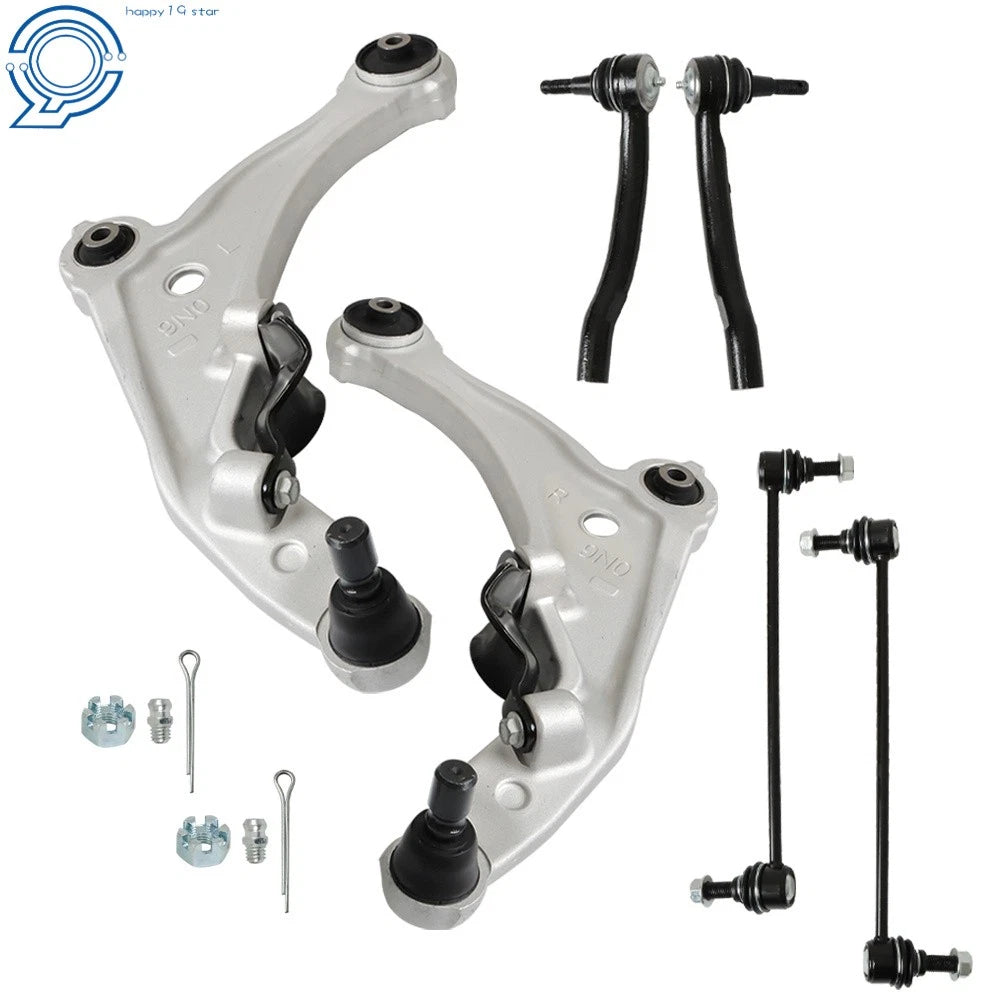 Set of 6 Front Lower Control Arms with Ball Joints for Nissan Maxima (2009–2014)