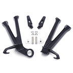 Black Rear Passenger Foot Pegs Footrest Bracket for Suzuki GSX-R 600 750 (2011–2023)