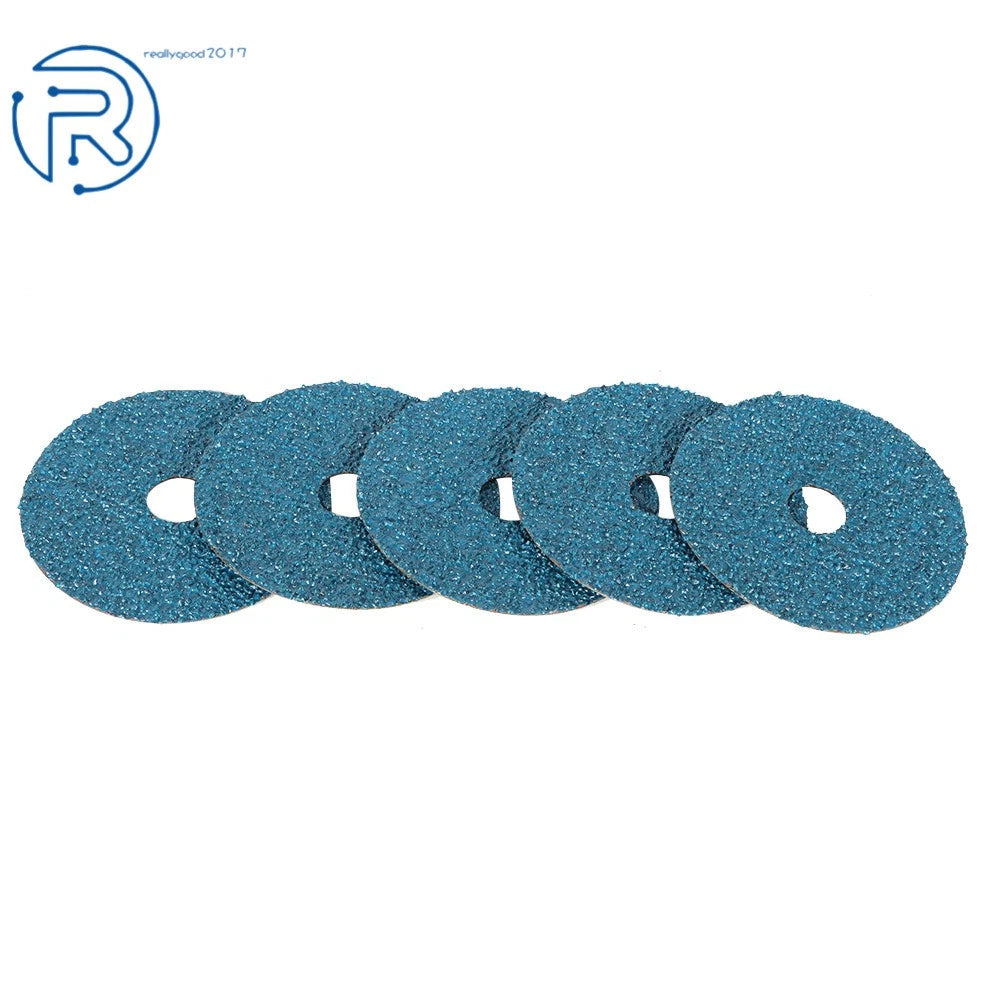 25 Pcs Zirconia Resin Fiber Disc Set for Grinding and Sanding