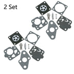 2X Carburetor Rebuild Kit for Kawasaki TG20, TG24, TG25, TG33, TD24, TD25, TD33, TD40