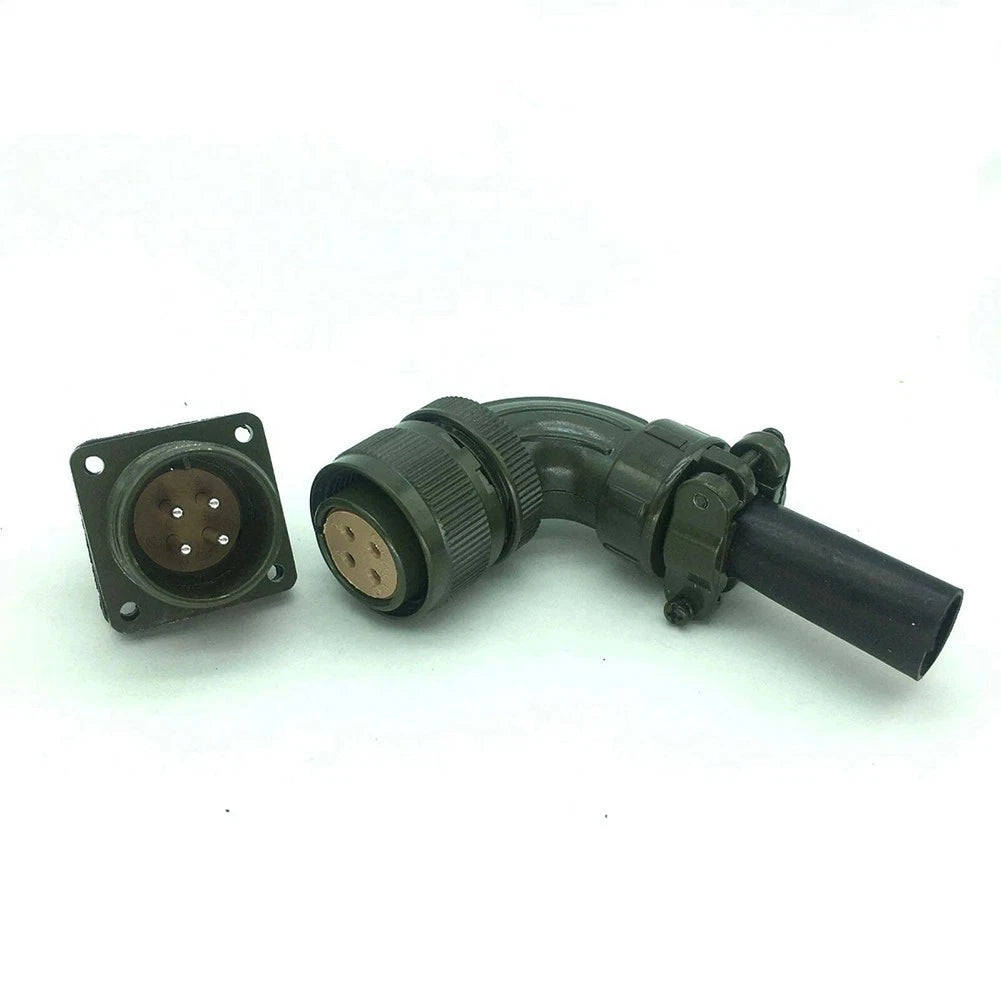 Set of 4 Aviation Connectors 3108 1810S 90 Degree 4 Pin for Motors