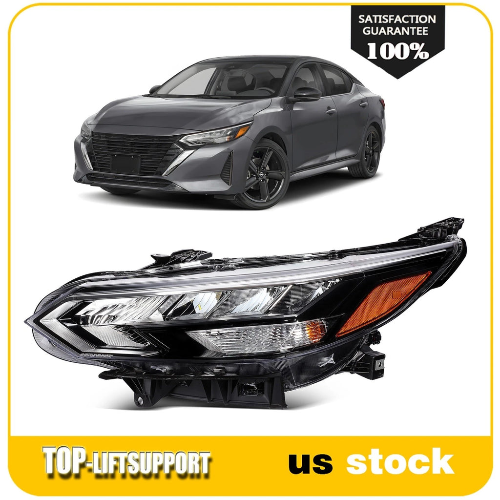 Left Driver Headlight with Bulbs for Nissan Sentra (2024–2025)