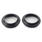 Set of 2 Front Fork Damper Shock Absorber Dust Seals for Motorcycle (45X57MM)