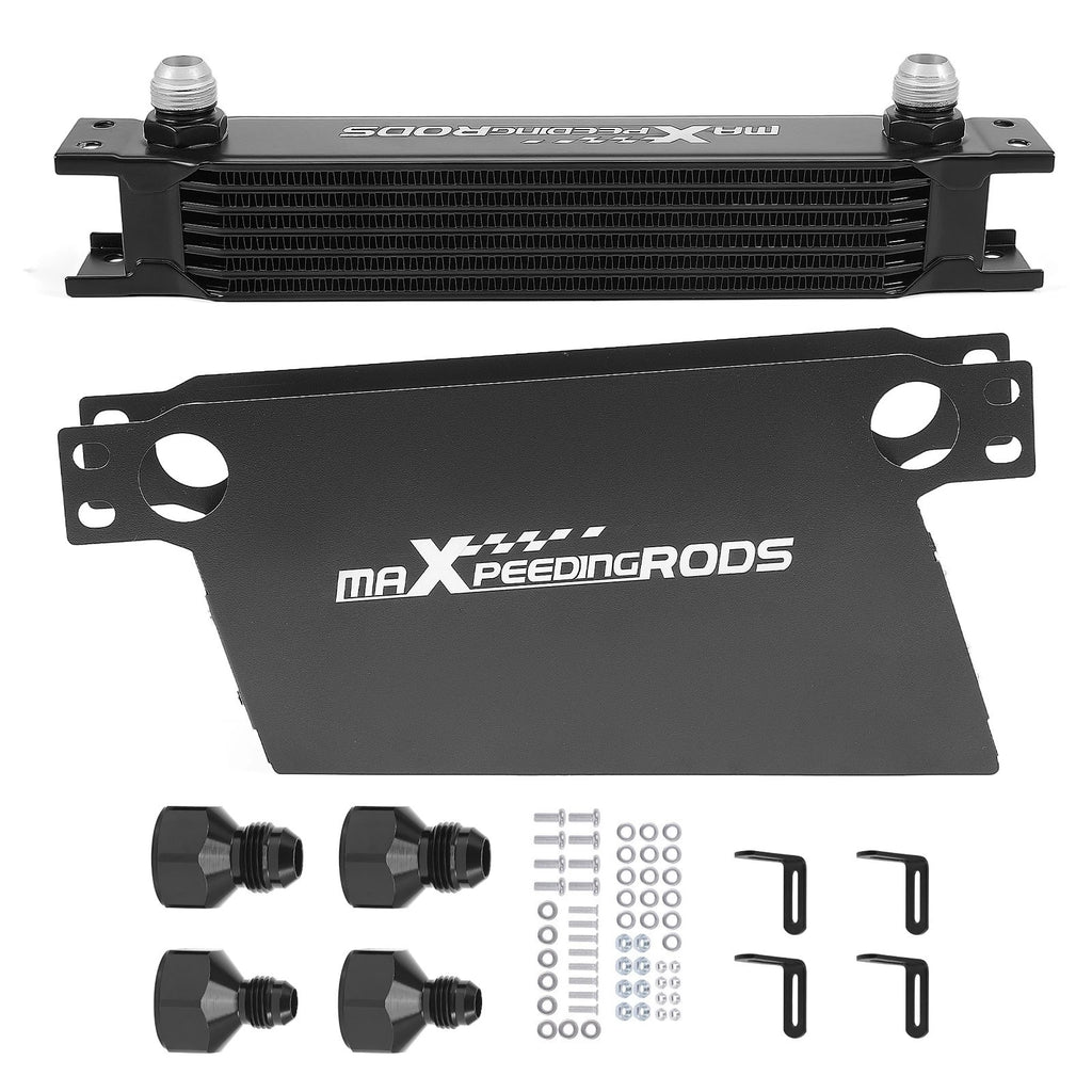 7 Row Aluminum Oil Cooler Kit for Universal Applications (10AN)
