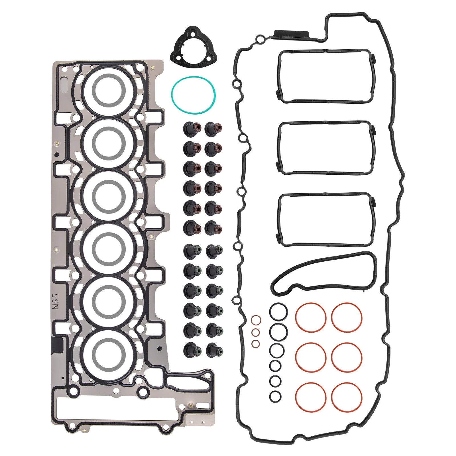 Cylinder Head Gasket Set for BMW X1 X3 X5 X6 E82 E90 135i 435i 640i (2007–2019)