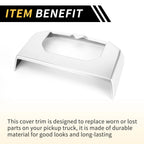 Armrest Box Rear Cup Holder Cover Trim for Toyota Tundra (2022–2024)