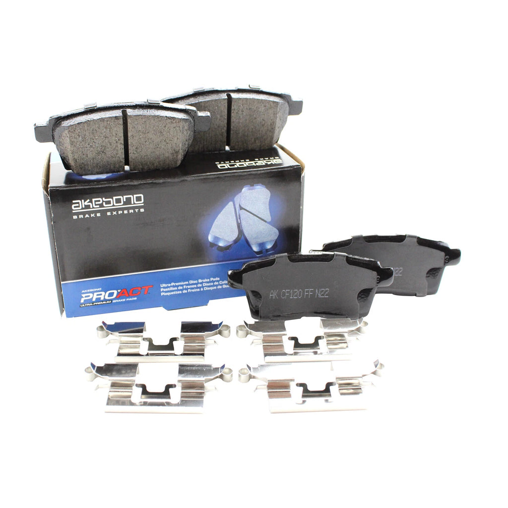 Set of 4 ProAct Disc Brake Pads for Ford Edge, Mazda CX-7, CX-9, Lincoln MKX (2007–2020)