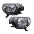 Pair of Black Headlights for Toyota Tacoma (2012–2015)