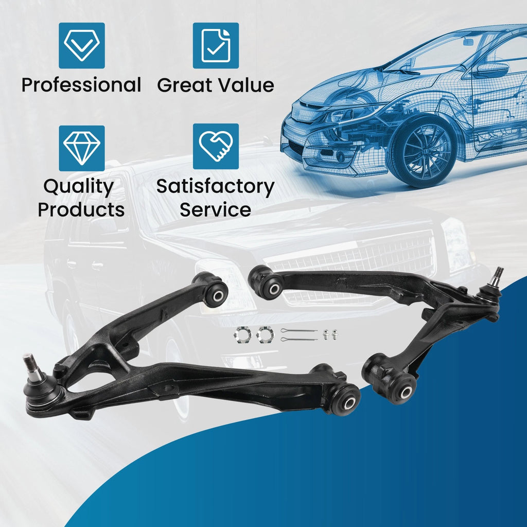 Front Suspension Lower Control Arm for Chevy Silverado Sierra 1500 Tahoe (2007–2015)