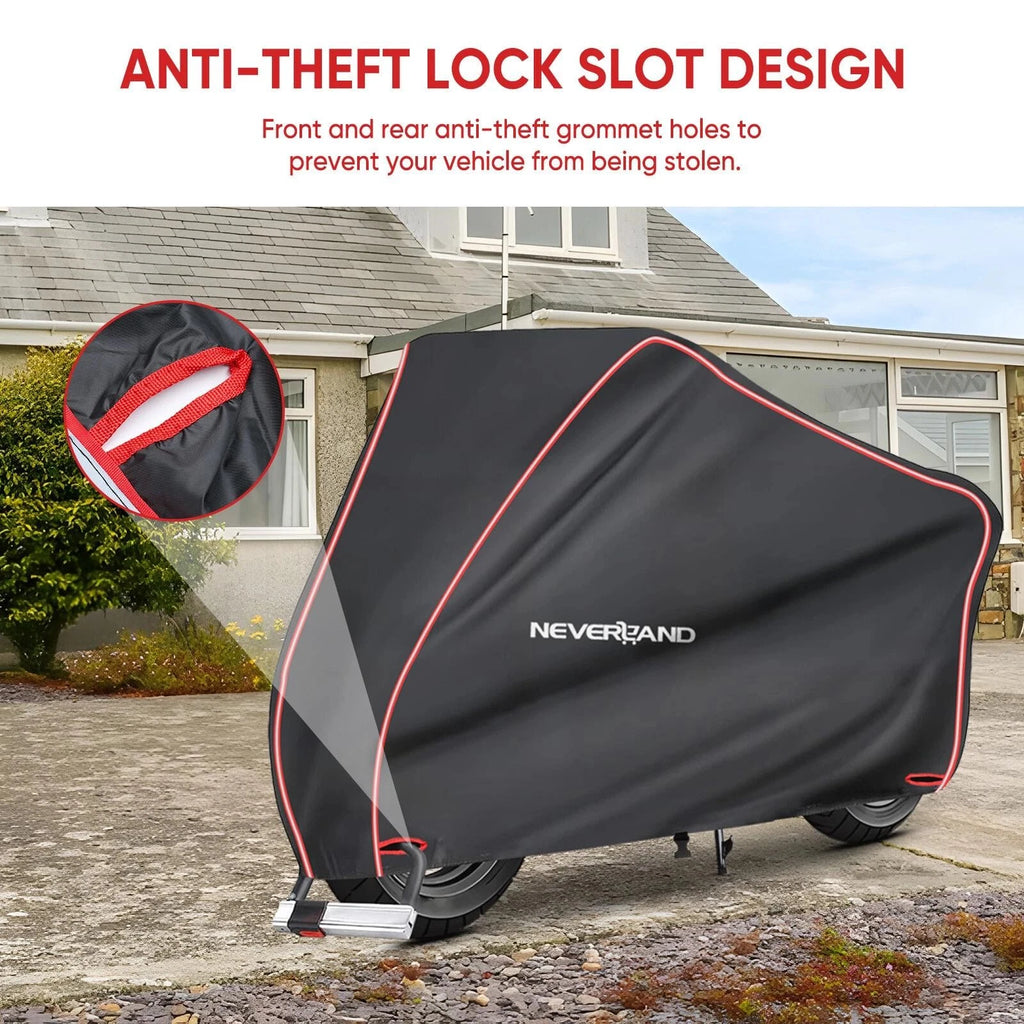 Motorcycle Cover Waterproof Outdoor Storage Protector for Motorbike