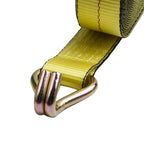 2" x 27ft Ratchet Tie Down Strap Set With J Hook for Truck (2–Pack, 2020–2025)