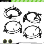 Set of 4 ABS Wheel Speed Sensors for Ford Edge (2011–2014)