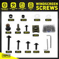 155pcs Black Aluminum Fairing Bolts Kit for Suzuki GSXR600/750/1000