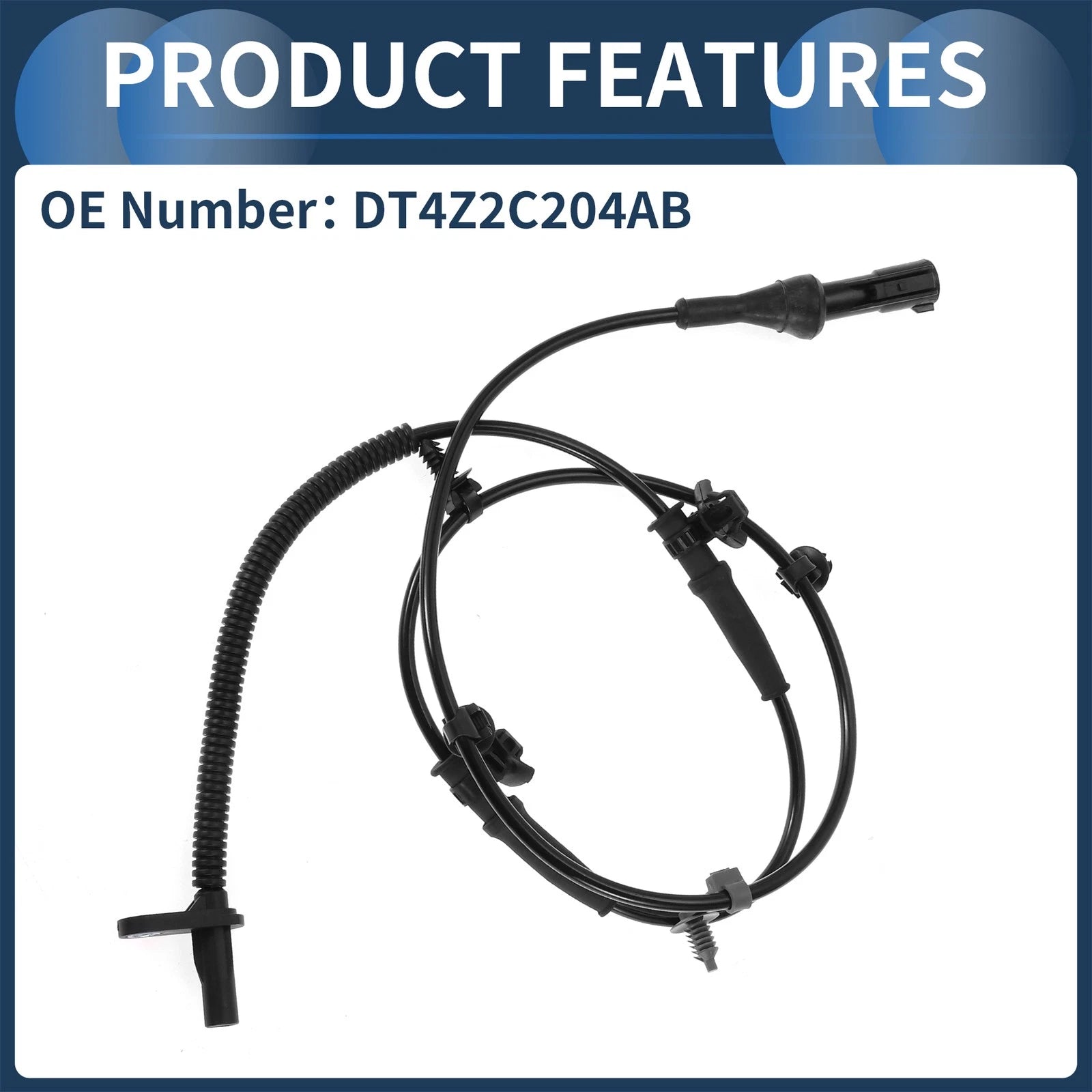 ABS Wheel Speed Sensor No.DT4Z2C204AB for Ford Edge (2007–2012) Front Right
