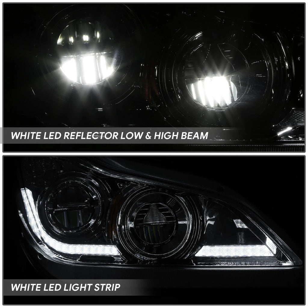 LED Headlight Assembly for Kenworth T680 (2022–2025) - Black Chrome 3D