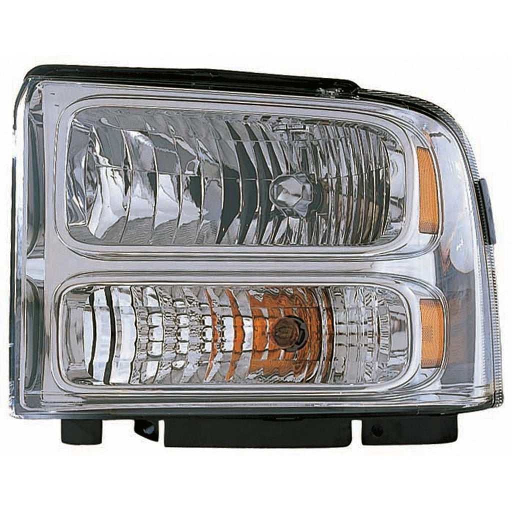 Replacement Silver Passenger Side Head Light Assembly (See compatibility Chart)