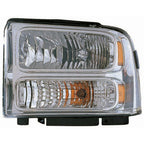 Replacement Silver Passenger Side Head Light Assembly (See compatibility Chart)
