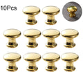 10X Gold Zinc Alloy Cabinet Pull Handles for Furniture (Vintage)