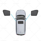 Magnetic Mesh Sun Blind Shades for Volvo XC60 (2017–2024)