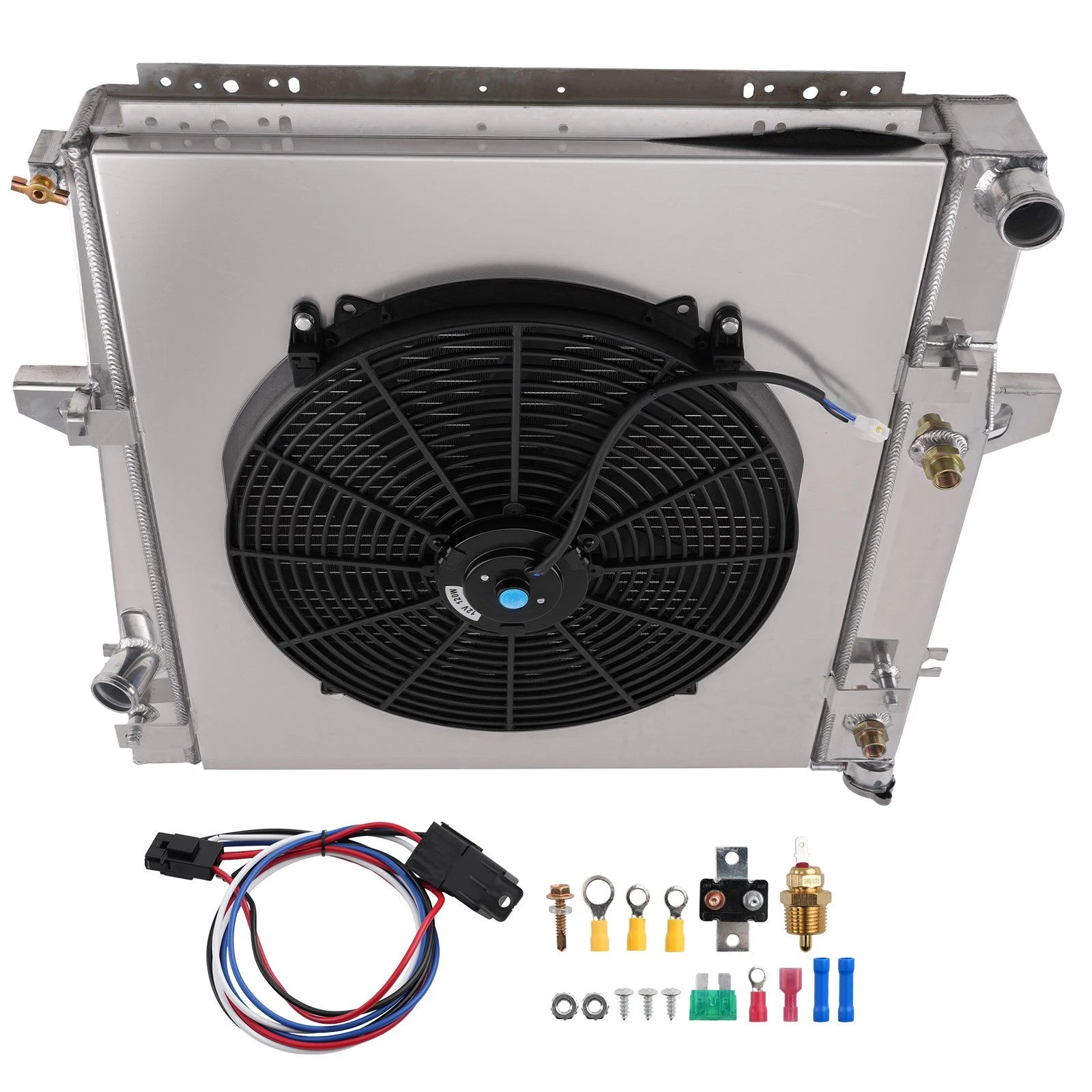 3 Row Radiator Shroud Fan for Ford Ranger 2.3L L4 (1985–1994) CU2173 DPI2173