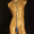 Men's See-through Mesh Panties with Raised Pocket - Comfortable Fit