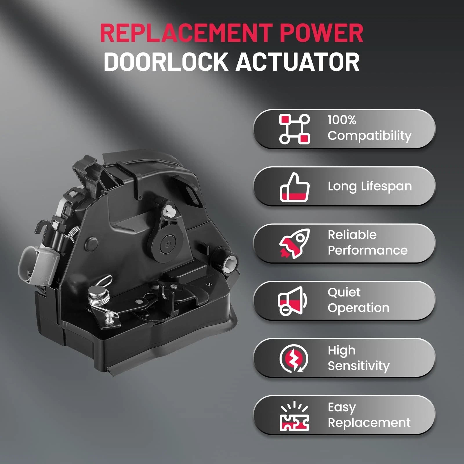 Door Lock Actuator Motor for BMW X5 4.6L (2002–2003) 937-856