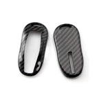 Carbon Fiber Pattern Smart Key Fob Hard Shell Case for Tesla Model S (2012-2018)