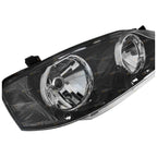 RH Headlight BLACK for Ford BA BF Falcon Fairmont (2002 - 2006)