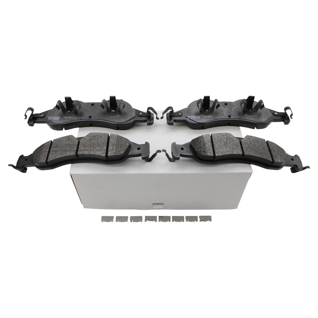 Set of 4 TRW Pro Front Metallic Brake Pads for Ford Expedition Lincoln Navigator (2003–2023)