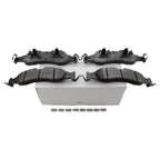 Set of 4 TRW Pro Front Metallic Brake Pads for Ford Expedition Lincoln Navigator (2003–2023)
