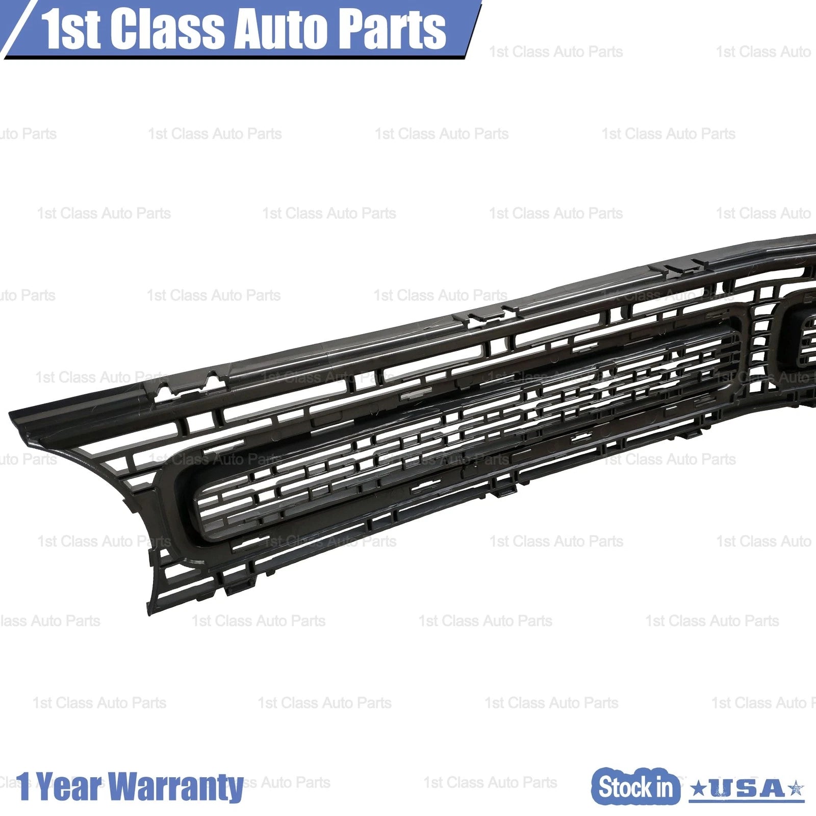 Front Bumper Grille for Dodge Challenger (2015-2023) Black Plastic