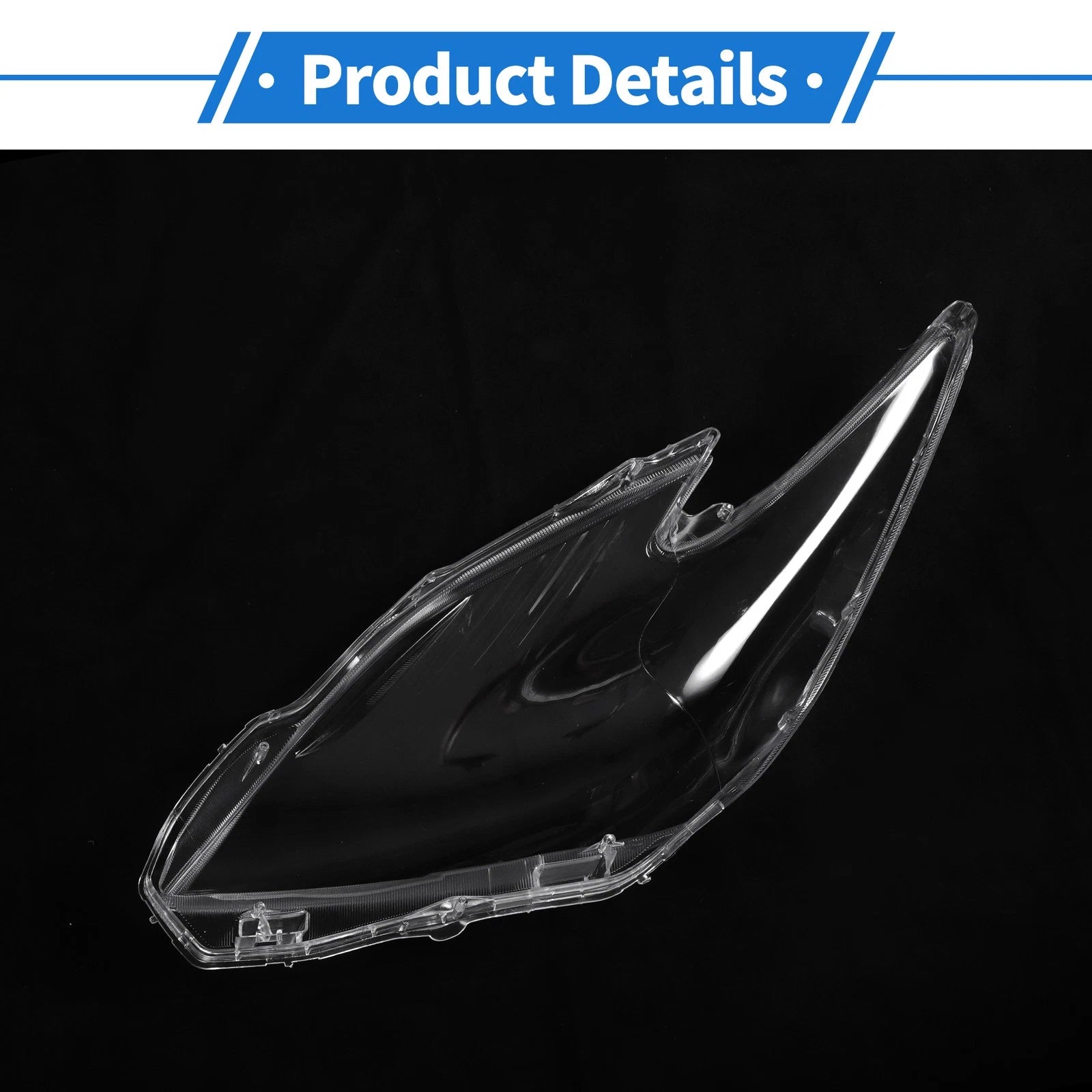 Headlight Lens Cover for Toyota Prius (2010–2012) PC Clear