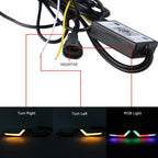 RGB Front LED Signature Light for Can-Am Commander Defender Max (2020–2023)