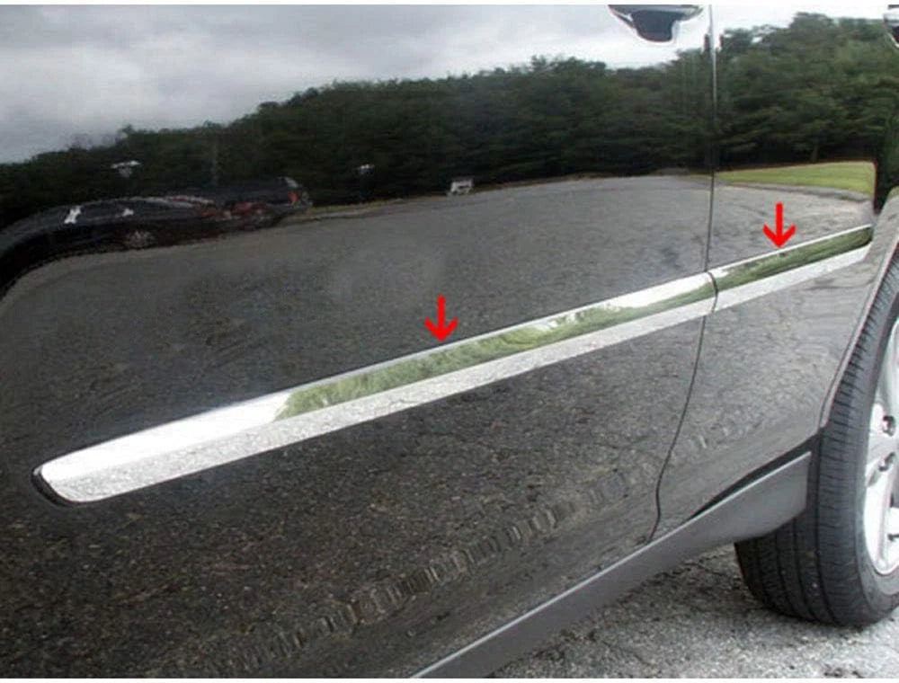 4pc Luxury FX Chrome 2' Side Molding Insert Trim for 2007-2009 Lexus RX350