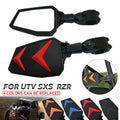 Side Rear View Mirrors for Polaris RZR, Yamaha YXZ1000R (1.75 Inch Bar)
