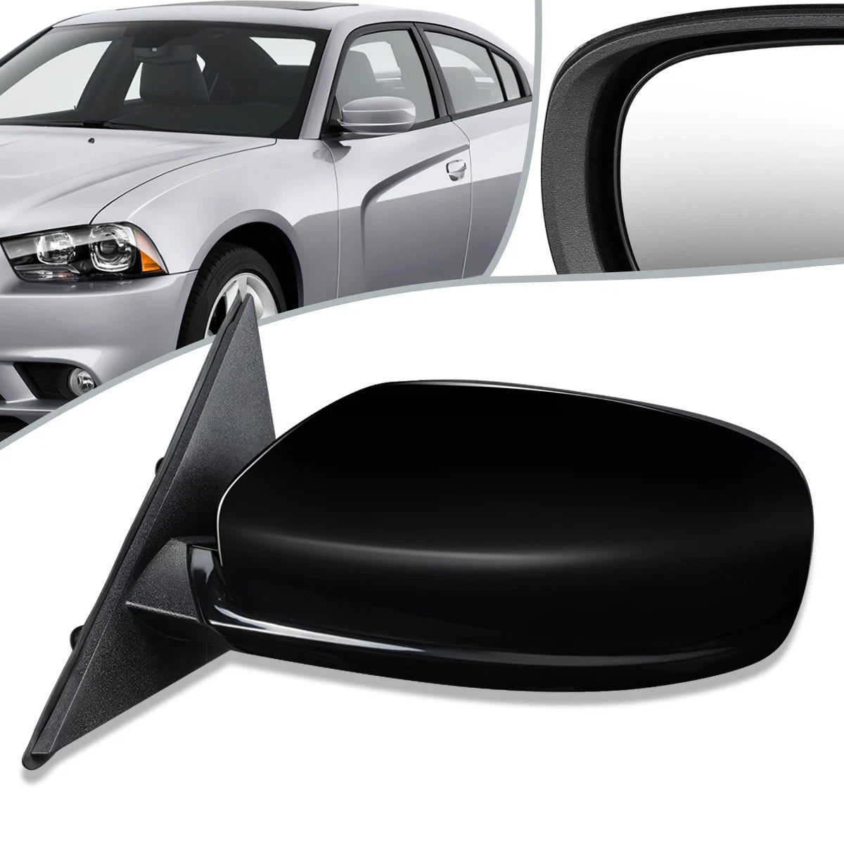 Driver Side Door Mirror for Dodge Charger (2011–2014) CH1320331