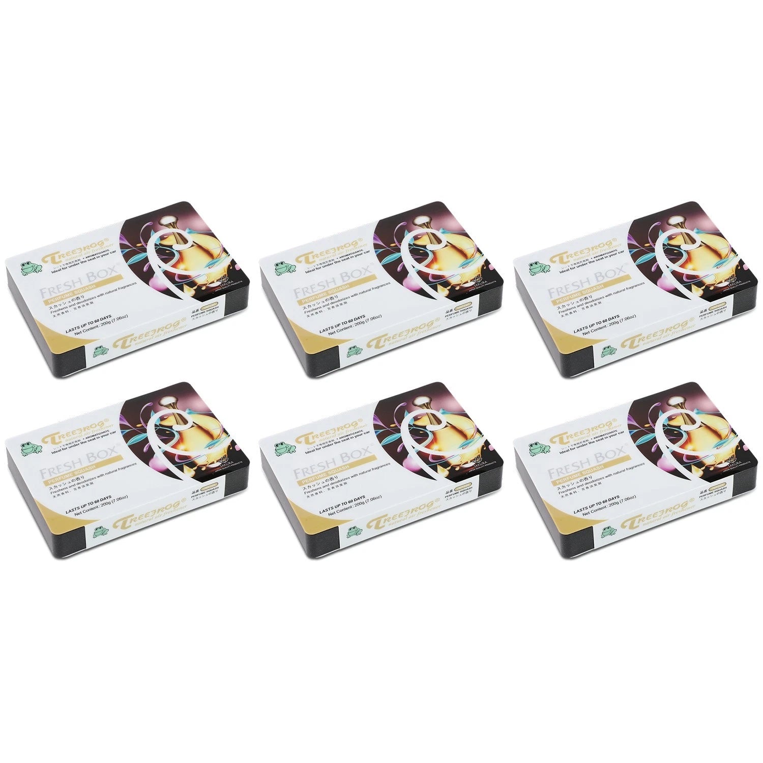 6pc Air Freshener for Treefrog (200g) - Anime Graphic Perfume Squash