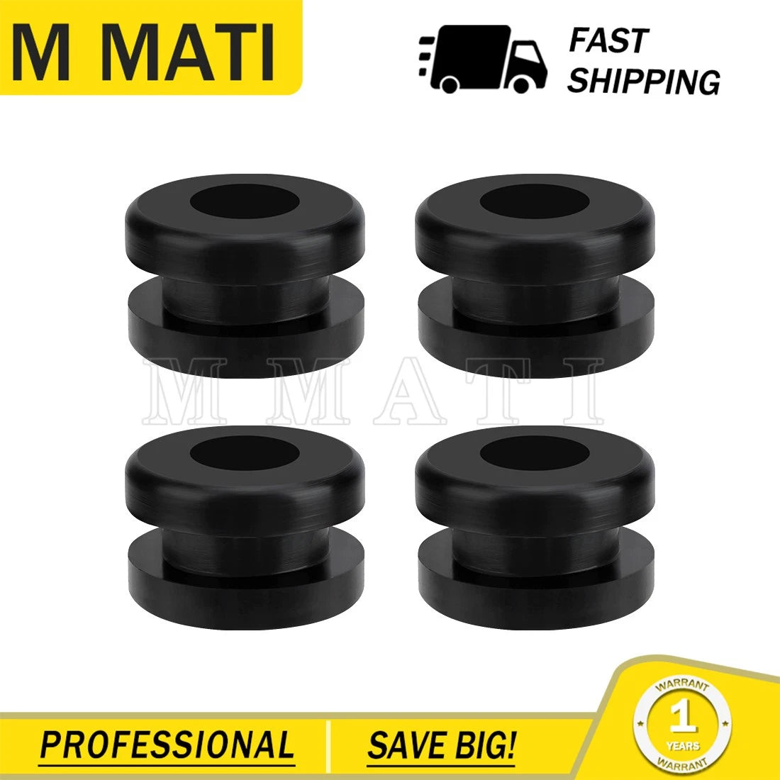 4x Rubber Heel Guard for Yamaha Banshee Warrior Blaster (1990–2006) 90480-18411