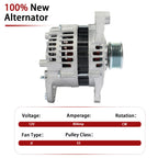 Alternator for Nissan Frontier Pickup (1999-2002) 12V
