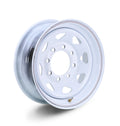 Libra 16x6 Trailer Wheel 8 Lug 4400lbs White Spoke for Trailer (17059)