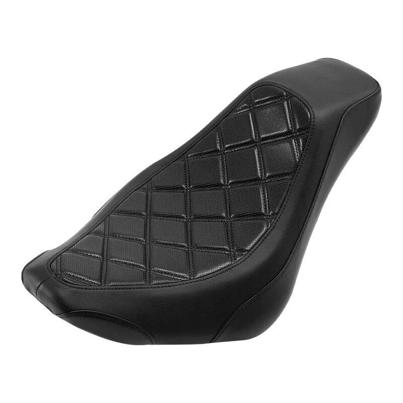 Solo Rider Driver Seat for Harley Softail Street Bob Deluxe (2018–2024) Black